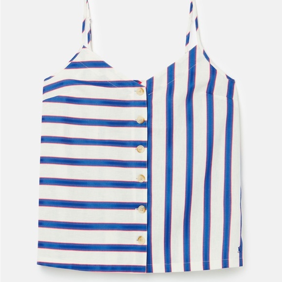 Joules | Carper Stripe Button Through Cami (8) - Picture 10 of 10